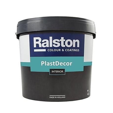 Краска структурная Ralston PlastDecor BW/ База Белая 9,5л