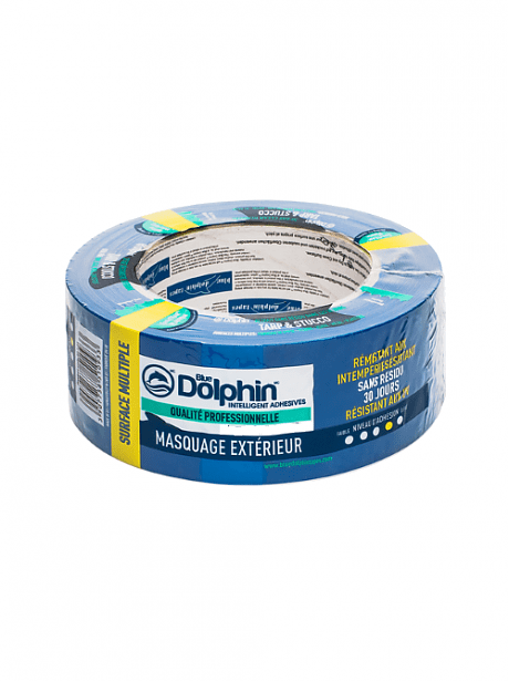 Малярная лента Blue Dolphin Painters Tape 38мм*50м 14дней (синий)