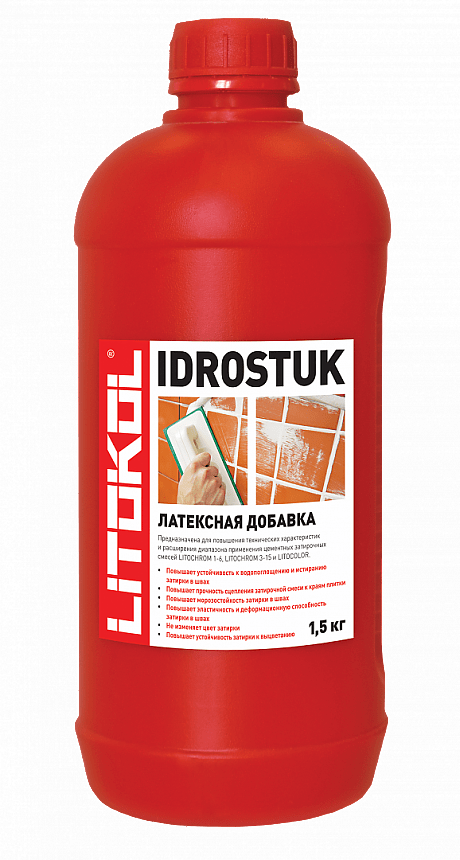 IDROSTUK - M Латексная добавка LITOKOL 1,5кг