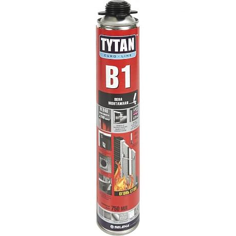 Пена монтажная Tytan B1 огнеупорная 750мл.