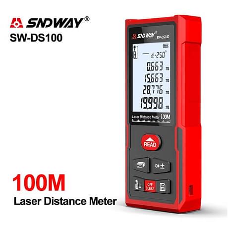 Дальномер (лазерная рулетка) Sndway SW-DS100