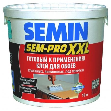 Клей для флизелиновых или бумажных обоев SEMIN SEM-PRO XXL / СЕМ-ПРО ХХЛ 10кг