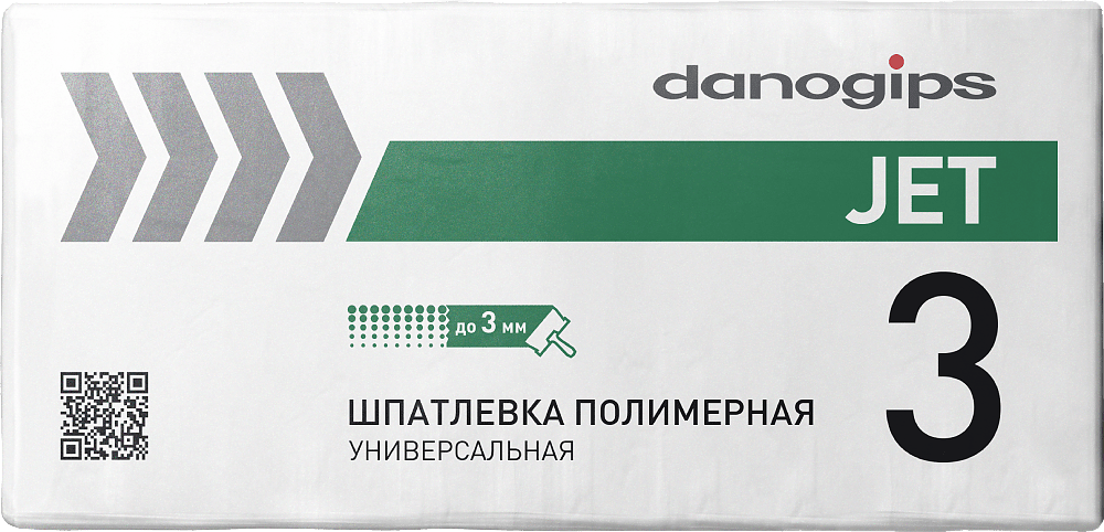 Шпатлевка полимерная Danogips JET 3 20 кг